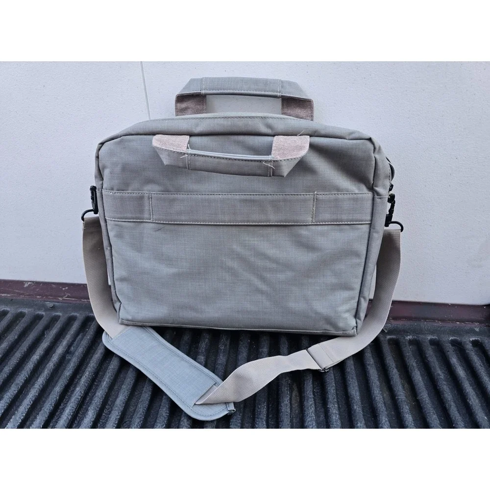 Large Laptop Bag,Briefcase 15-15.6 Premium Laptop, Pockets & Shoulder Strap